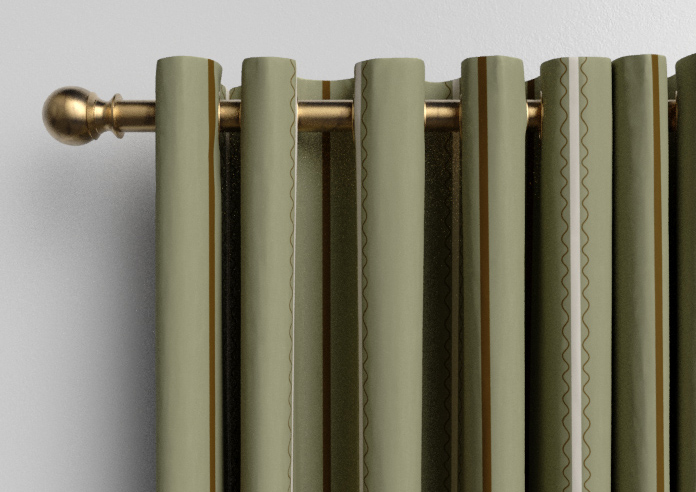 The British Stripe Co. Alfred, Derwent No.1 - Made to Measure Curtains - Image 12